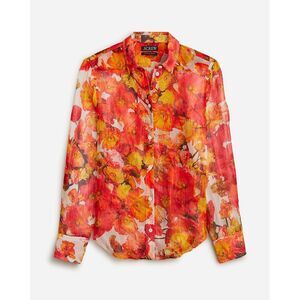 J. Crew Garcon Classic Shirt In Crinkle Chiffon - 4